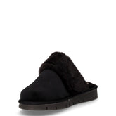 Loxi ciabatta in tessuto nero | Boscaini Scarpe