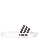 Adilette aqua ciabatta di gomma bianco nero - Ciabatte Di Gomma Uomo | Boscaini Scarpe