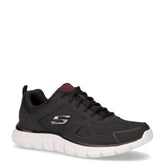 Track scloric sneaker in tessuto nero rosso - SKECHERS UOMO | Boscaini Scarpe