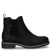 Stivaletto in ecopelle e tessuto con zip nero - Stivaletti Donna | Boscaini Scarpe