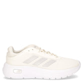 Cloudfoam Comfy sneaker in tessuto ed ecopelle bianco argento - ADIDAS | Boscaini Scarpe