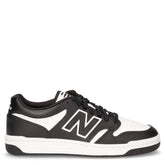 480 sneaker in pelle nero bianco | Boscaini Scarpe