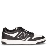 480 sneaker in pelle nero bianco - Uomo | Boscaini Scarpe