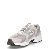 530 sneaker in ecopelle e tessuto grigio | Boscaini Scarpe