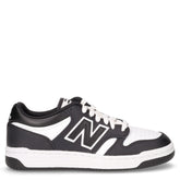 480 sneaker ragazzo in pelle nero bianco - NEW BALANCE | Boscaini Scarpe