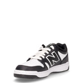 480 sneaker ragazzo in pelle nero bianco | Boscaini Scarpe