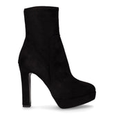 Tronchetto in ecopelle con zip nero - DU SIMON | Boscaini Scarpe