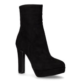 Tronchetto in ecopelle con zip nero - DU SIMON | Boscaini Scarpe