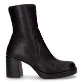 Tronchetto in ecopelle con zip nero - DU SIMON | Boscaini Scarpe