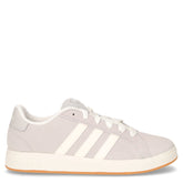 Grand Court Alpha 00s sneaker ragazzo in pelle grigio bianco - ADIDAS | Boscaini Scarpe