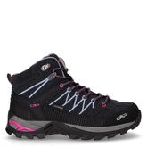 Rigel mid scarpa da trekking in pelle e tessuto titanio cielo - Scarpe Trekking Donna | Boscaini Scarpe