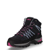 Rigel mid scarpa da trekking in pelle e tessuto titanio cielo | Boscaini Scarpe