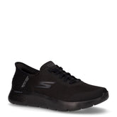 Go Walk Flex Hands Up sneaker slip on in tessuto nero - SKECHERS UOMO | Boscaini Scarpe