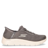 Go Walk Flex Smooth Motion sneaker in ecopelle grigio - SKECHERS UOMO | Boscaini Scarpe