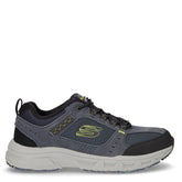 Oak canyon sneaker in pelle blu lime - SKECHERS UOMO | Boscaini Scarpe