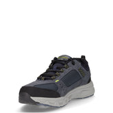 Oak canyon sneaker in pelle blu lime | Boscaini Scarpe