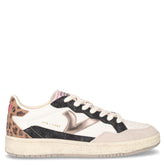 Sneaker in pelle bianco rosa - Donna | Boscaini Scarpe