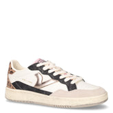 Sneaker in pelle bianco rosa - Donna | Boscaini Scarpe