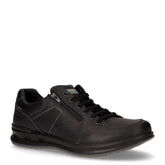 Stringata sportiva in pelle nero - GRISPORT | Boscaini Scarpe