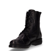 Anfibio in pelle con zip nero | Boscaini Scarpe