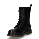 Anfibio in pelle con zip nero | Boscaini Scarpe