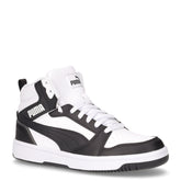 Rebound V6 Mid jr sneaker da ragazzo in ecopelle bianco nero - Sneakers Bambino | Boscaini Scarpe