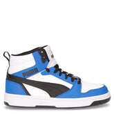 Rebound v6 mid sneaker in ecopelle ragazzo nero blu bianco - Sneakers Bambino | Boscaini Scarpe