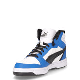 Rebound v6 mid sneaker in ecopelle ragazzo nero blu bianco | Boscaini Scarpe