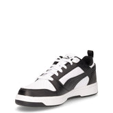 Rebound v6 low sneaker in ecopelle ragazzo bianco nero | Boscaini Scarpe