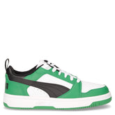 Rebound v6 low sneaker in ecopelle ragazzo bianco nero verde | Boscaini Scarpe