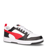 Rebound v6 Low sneaker in ecopelle bianco nero rosso - Sneakers Uomo | Boscaini Scarpe