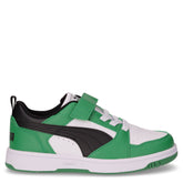 Rebound V6 Lo sneaker da bambino in ecopelle bianco nero - Sneakers Bambino | Boscaini Scarpe