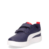 Courtflex V3 sneaker da bambino in ecopelle blu | Boscaini Scarpe