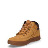 Davis Square Mid lace sneaker in pelle e tessuto grano | Boscaini Scarpe