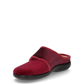 Ciabatta da casa in tessuto bordeaux | Boscaini Scarpe