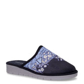 Ciabatta in tessuto blu - Ciabatte Donna | Boscaini Scarpe