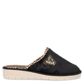 Ciabatta da casa in tessuto nero - Ciabatte Donna | Boscaini Scarpe