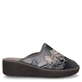 Ciabatta in tessuto grigio - VALLEVERDE | Boscaini Scarpe