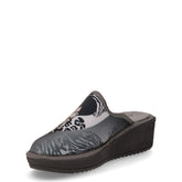 Ciabatta in tessuto grigio | Boscaini Scarpe