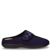 Ciabatta in tessuto blu - VALLEVERDE | Boscaini Scarpe