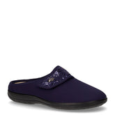 Ciabatta in tessuto blu - VALLEVERDE | Boscaini Scarpe