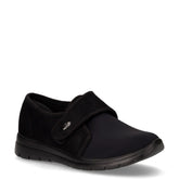 Pantofola in tessuto nero - VALLEVERDE | Boscaini Scarpe