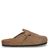 Ciabatta in pelle taupe - Ciabatte Uomo | Boscaini Scarpe