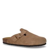 Ciabatta in pelle taupe - Ciabatte Uomo | Boscaini Scarpe