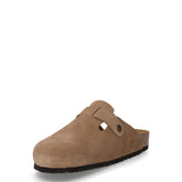 Ciabatta in pelle taupe | Boscaini Scarpe