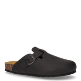 Ciabatta in pelle nero - Ciabatte Uomo | Boscaini Scarpe