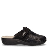 Ciabatta in tessuto nero - VALLEVERDE | Boscaini Scarpe