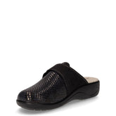 Ciabatta in tessuto nero | Boscaini Scarpe