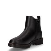 Stivaletto in ecopelle con zip nero | Boscaini Scarpe