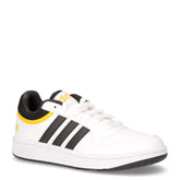 Hoops 3.0 k sneaker da bambino in ecopelle bianco nero - Sneakers Bambino | Boscaini Scarpe